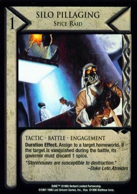Silo Pillaging Spice Raid